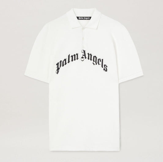 Palm Angels Classic Logo Tee – Bold Branding Meets West Coast Attitude White